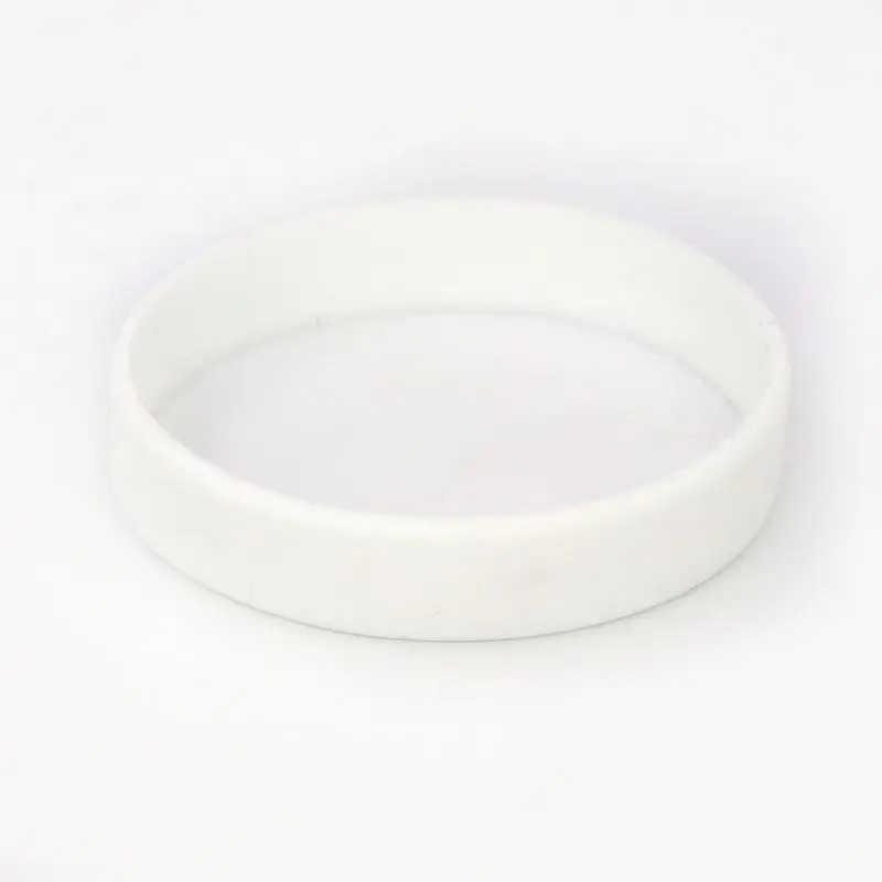 Leere Erwachsene Männer Armband Runde Silikon Armband Armband Armreifen Gummi Armband Sport Spiele Casual Schmuck Geschenk – Detail 8