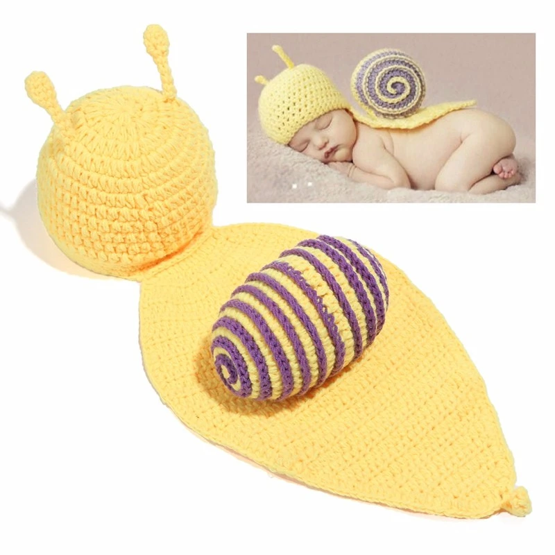 Rabbit Baby Newborn Photography Props Knit Hat Animal Baby Pants Defined for Newborns Photo Shoot Baby Costume Newborn Baby Cute