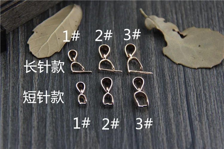 100% 925 Sterling Silver Pendant Clip Clasps Connector Rose Gold Ornament Jades Clasp Hooks DIY Women Jewelry Making Accessories