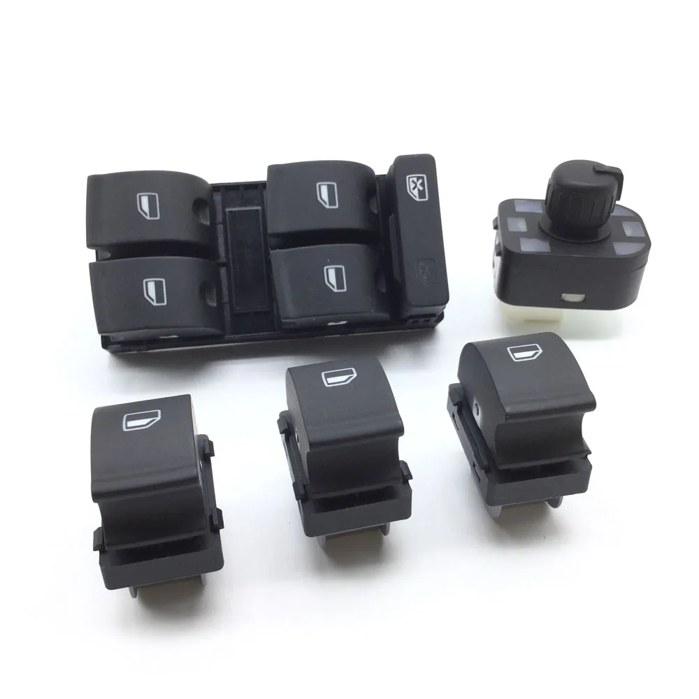 

8E0959565A Power Electric Master Window Mirror Control Switch 8E0959855 For AUDI A4 S4 B6 B7 RS4 SEAT Exeo 8E0959851B 8E0959855