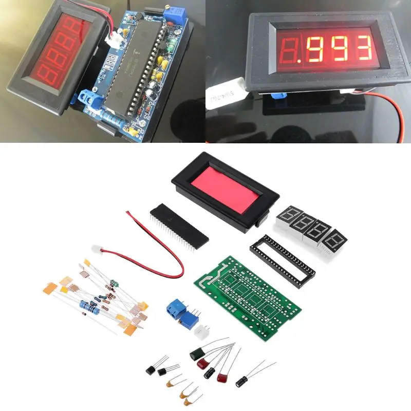 ICL7107 Digital Ammeter Kit DIY Module DC 5V 35mA 70.6x39mm DIY Kits Amp Current Meter