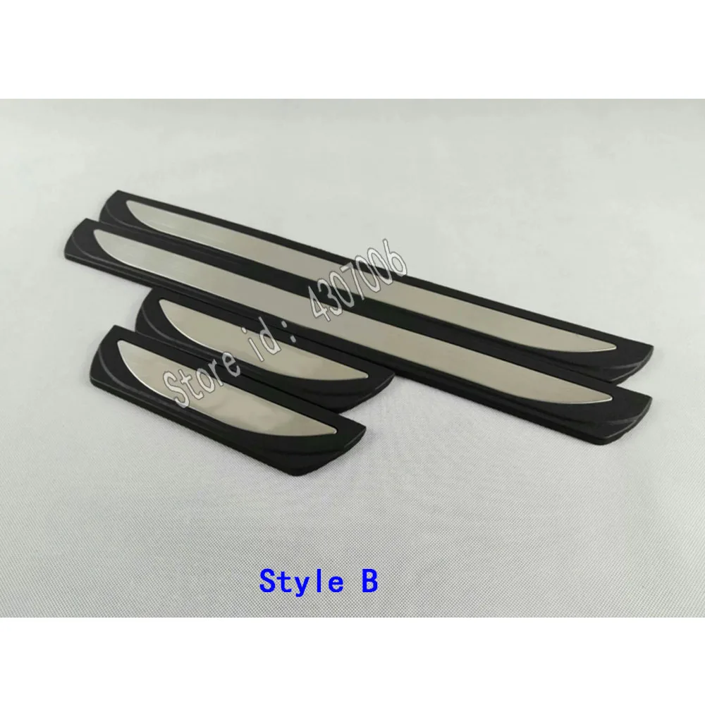 For Renault Kadjar 2016 2017 2018 2019 2020 Car Stainless Steel Pedal Door Sill Scuff Plate External Threshold Molding Styling