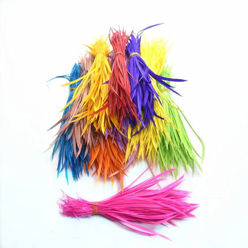 wholesale colorful hair feathers for crafts 15-20cm natural Goose feathers for headdresses DIY jewelry Party plumes decoration