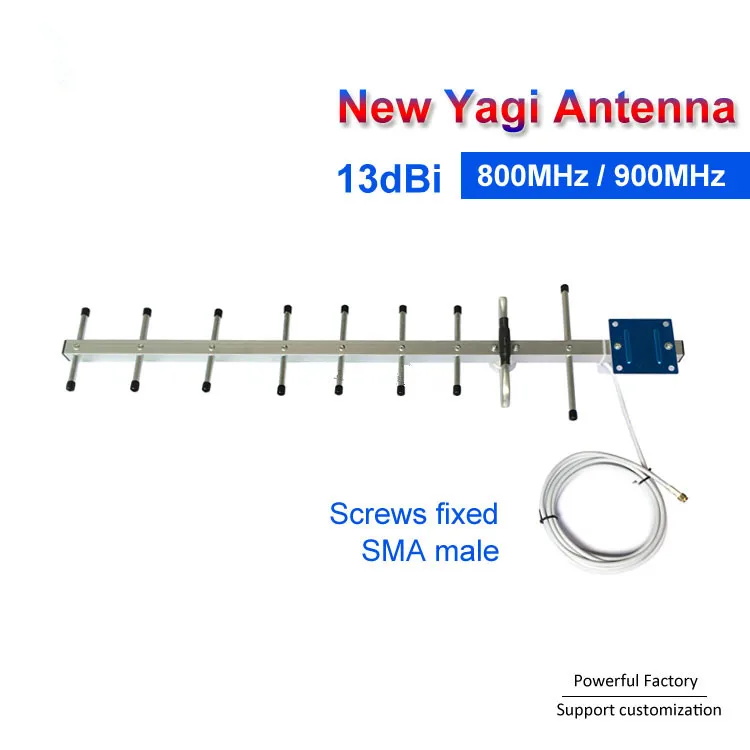 Imagem -04 - Antena Móvel 13dbi do Yagi da Diretriz Exterior da Única Antena sem Fio Gsm 900mhz