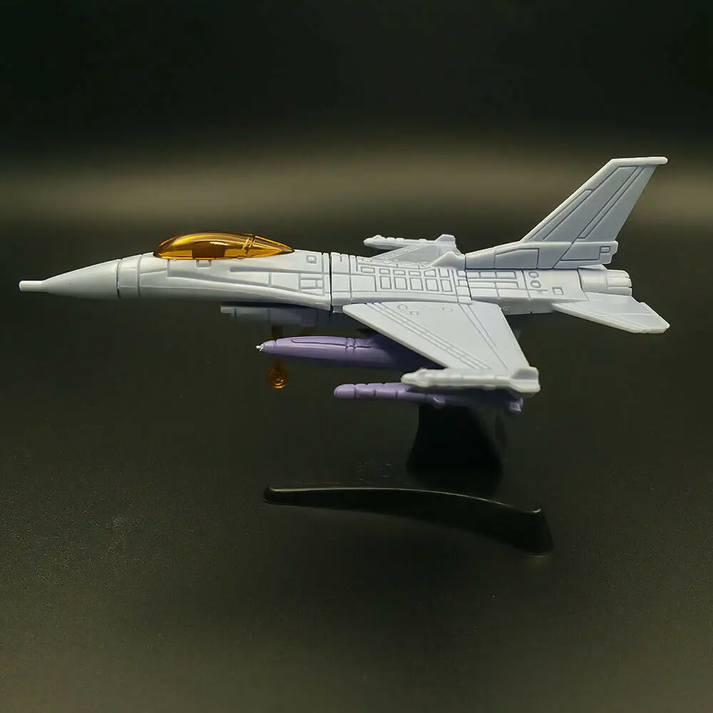 4D Assembly Airplane Helicopter Model SR-71 AH-64 F-16 F-22 F-117A Collection Puzzle Figure Toy
