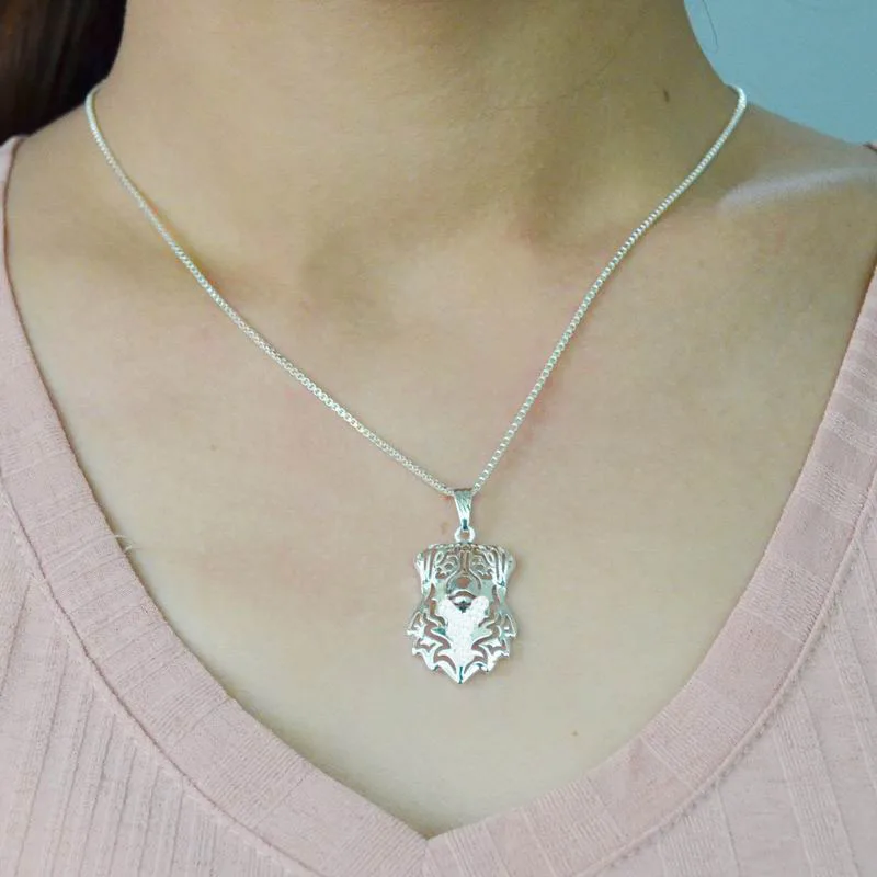 

Women's Alloy Jewelry Australian Shepherd Dog Necklace