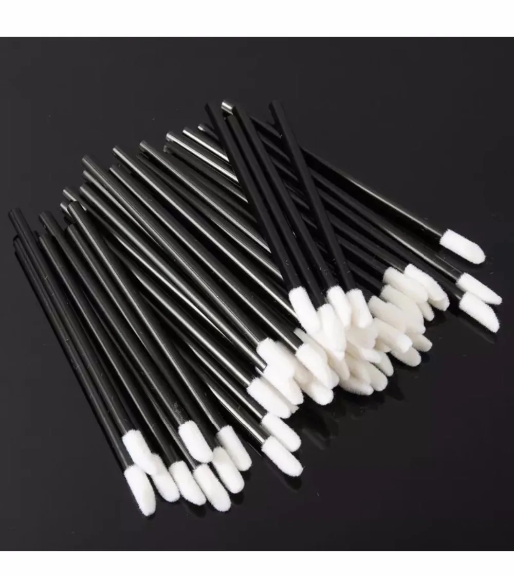 Lip Brush Wands White Wand Disposable Lip Brush Wands Applicator Cosmetic Makeup Tool