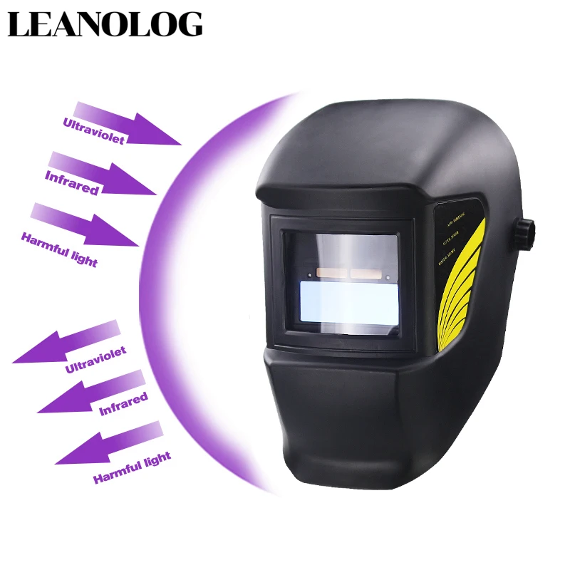 Light Li Battery DIN11 Solar Auto Darkening Electric True Color Welding Mask/Helmet/Welder Cap