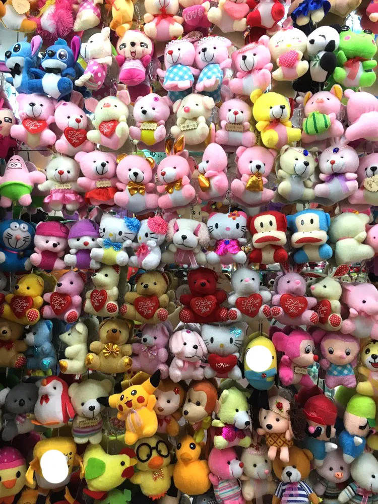 

20pcs/lot Various 10-23cm Plush Dolls of Dolls Crane Machine Wedding Decoration Dolls Toys SA1609