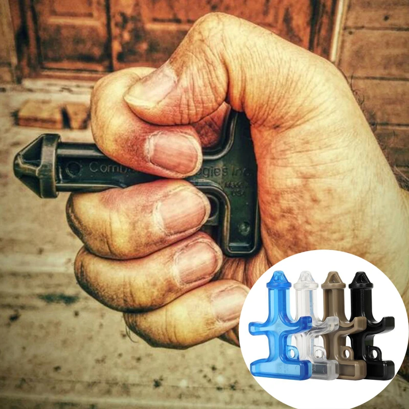 100 pçs/lote edc duron boxe espinho stinger broca náilon aço armas táticas mulheres sobrevivência de emergência proteção auto defesa