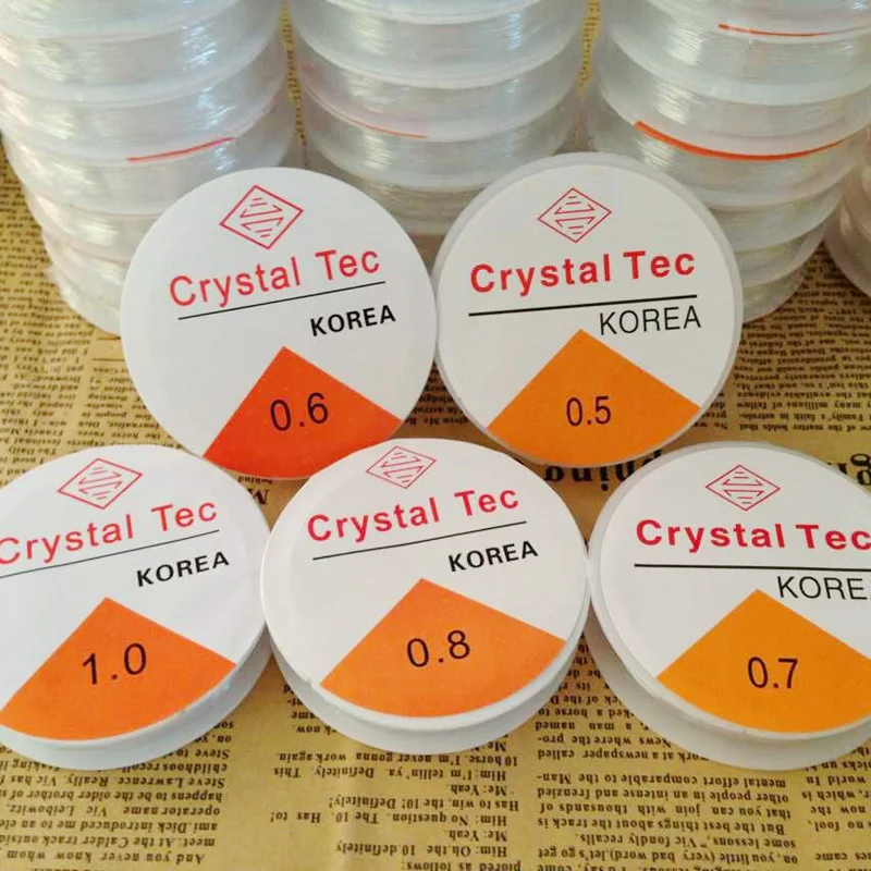 0.5mm 0.6mm 0.7mm 0.8mm 1.0mm DIY Jewelry Stretch Crystal Elastic Cord String Thread for Necklace Bracelet Findings Beading Rope image 2