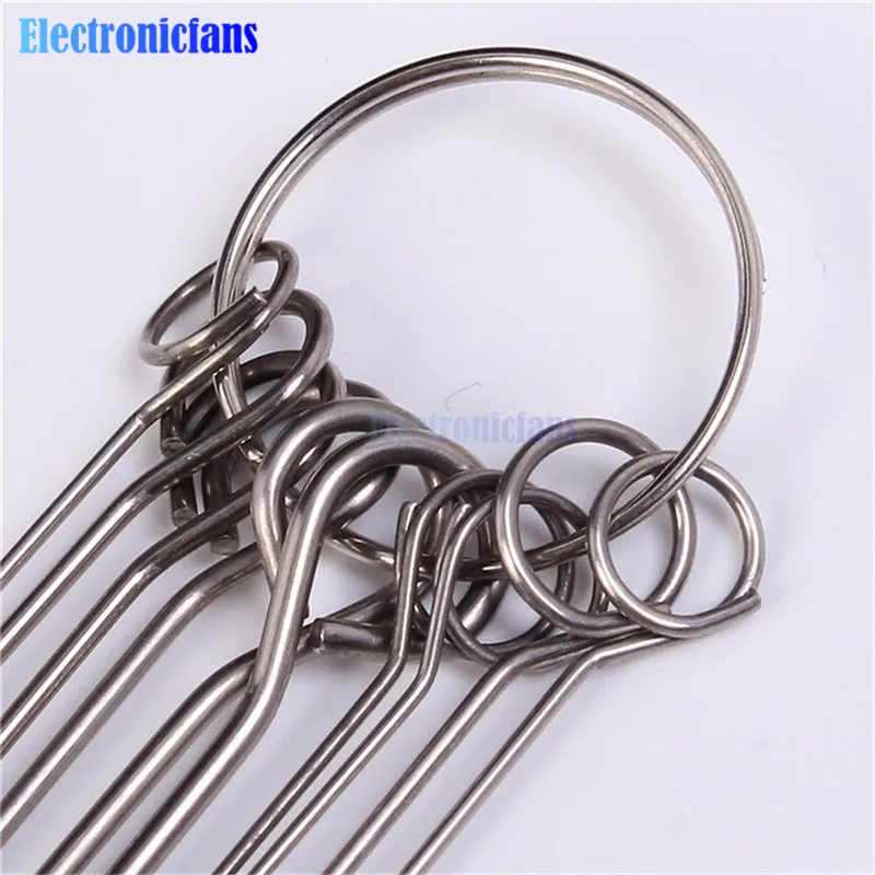 10 Kinds Stainless Steel Needle Set PCB Electronic Circuit Through Hole Needle Desoldering Welding Repair Tool 80mm 0.7-1.3mm