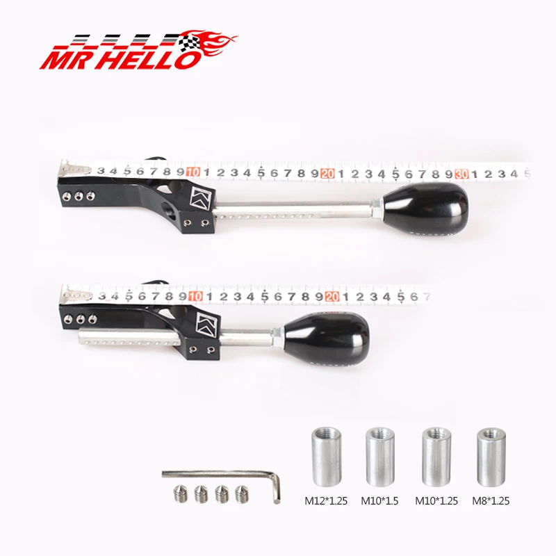 MR Aluminum Car Gear Short Shifter Extender Shifter knob For Honda Civic Integra CRX B16 B18 B20 D Series