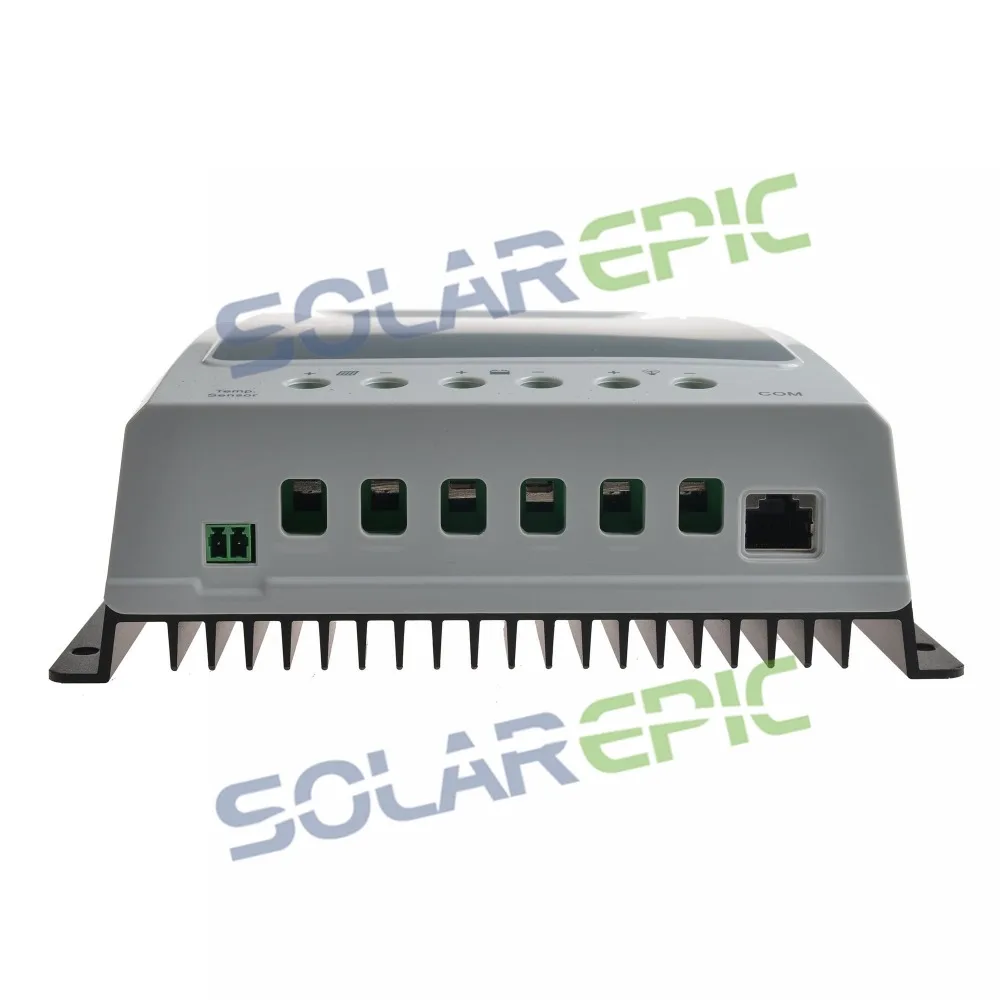 Imagem -05 - Mppt Controlador de Carga Solar Regulador de Carga Carregador de Bateria Max 100v pv 40a 30a 12v 24v Tracer4210an Tracer3210an