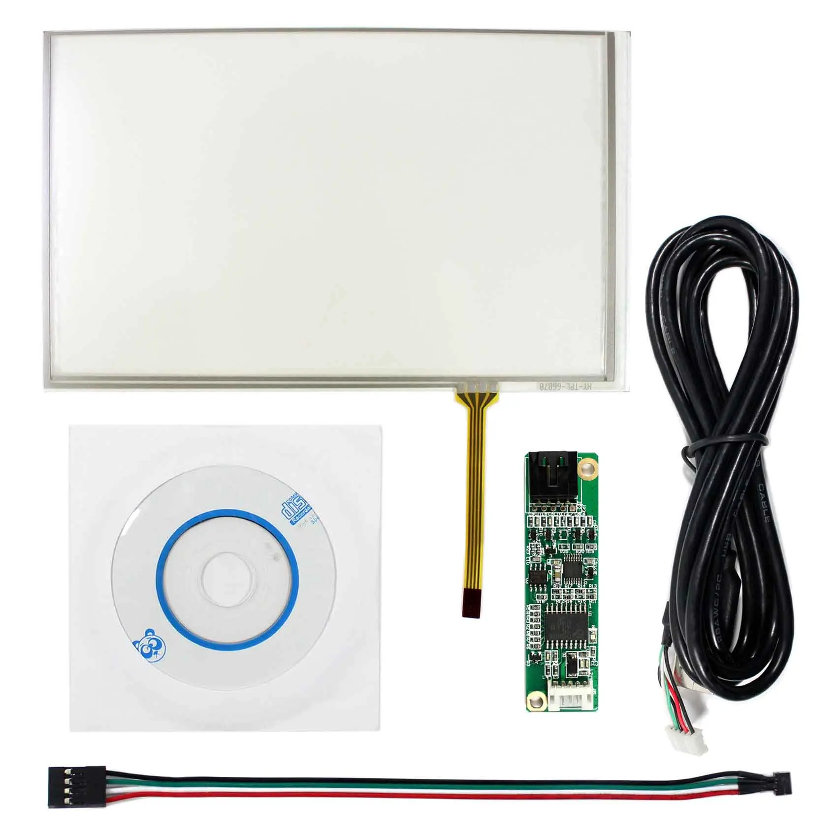 7inch 4-Wire Touch Panel With USB Driver Card 163.5x99mm for 16:9 LCD Screen