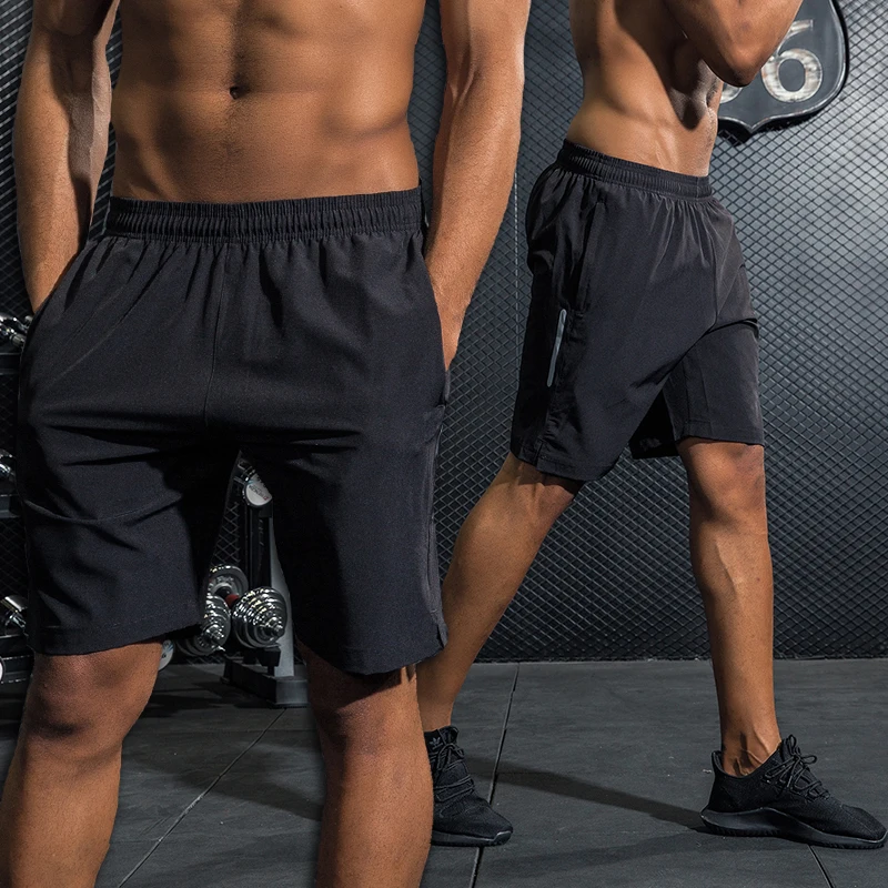 Pantalones cortos de LICRA para hombre, Shorts de secado rápido para correr, entrenamiento, culturismo, gimnasio, deportes de malla, trotar, tenis