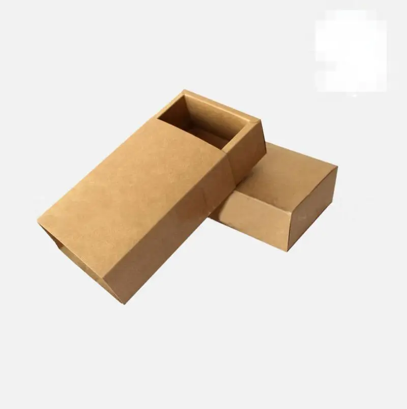 Fashion Men Bow Tie Gift Box 14X7x3cm Kraft Paper Black Men Butterfly Neck Ties Bow Tie Drawer Diaplay Boxes LX6814