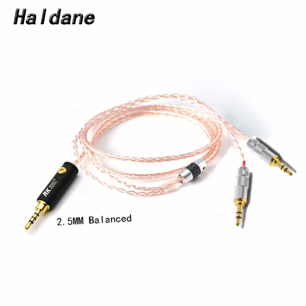 

Free Shipping Haldane 2.5/3.5/4.4/6.35mm/4pin XLR Hand Made Hi-end 8 Cores Headphone Upgraded Cable for MDR-Z7 Z7M2 MDR-Z1R