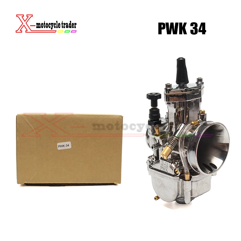 

PWK Plating Carburetor Silver 28mm 30mm 32mm 34mm Motorcycle Accessories Carburetor Brand New PWK KOSO Carburetor With Power Jet