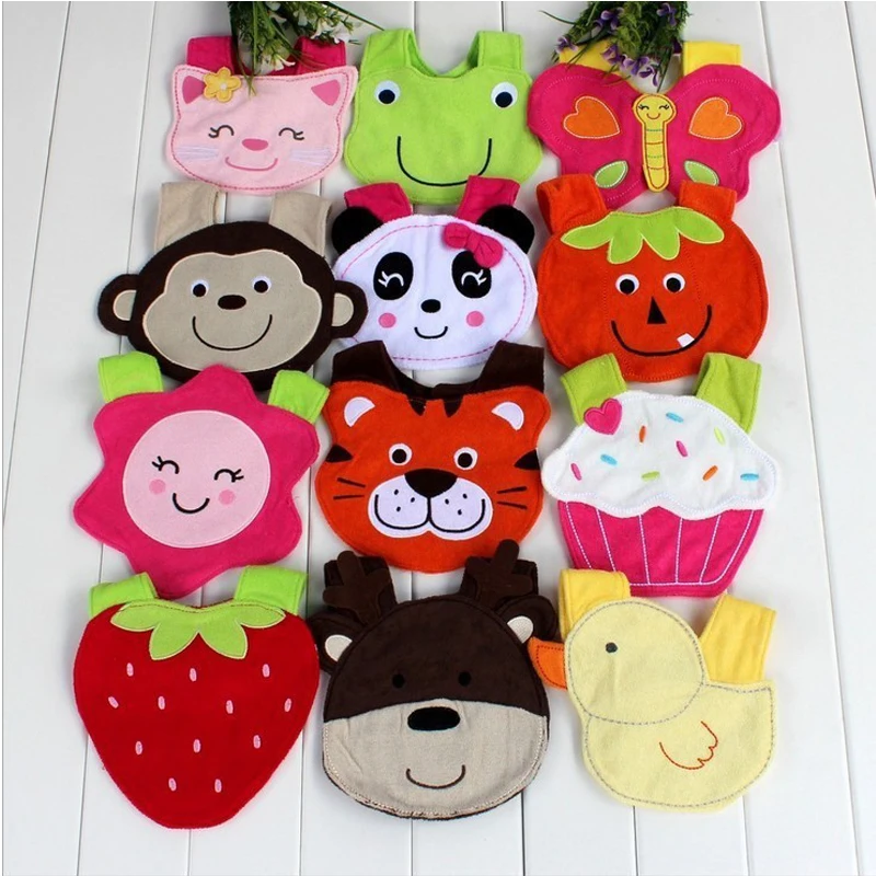 Newborn Baby Bibs Waterproof Bib Bandana Baberos Bibs For Girls Boys Cartoon Bib Infant Burp Feeding Clothing for 0-3 Years