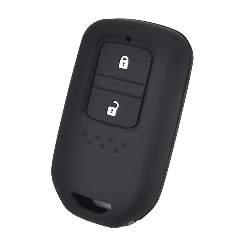 Silicone Car Key Case For Honda Fit HR-V Vezel Jazz City Civic Accord Odyssey Crosstour Cover Keyless Fob Shell Skin Holder