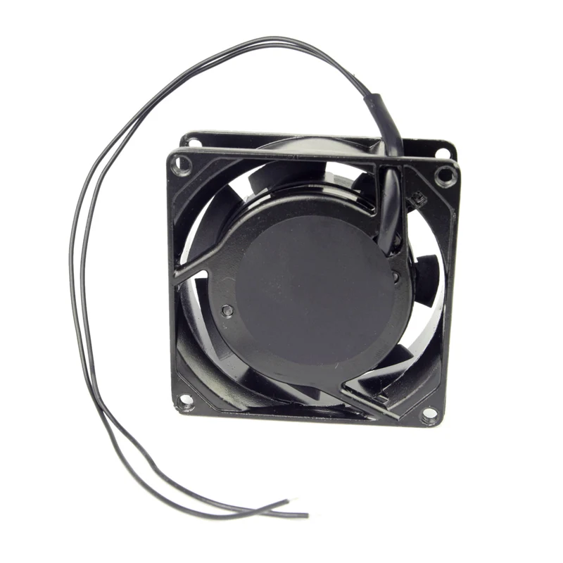 ALSEYE AC 220/240V Fan 80mm Two Ball Bearing Cooling Fan with Cover 50/60 HZ 2600RPM Metal frame 8cm AC cooling fans