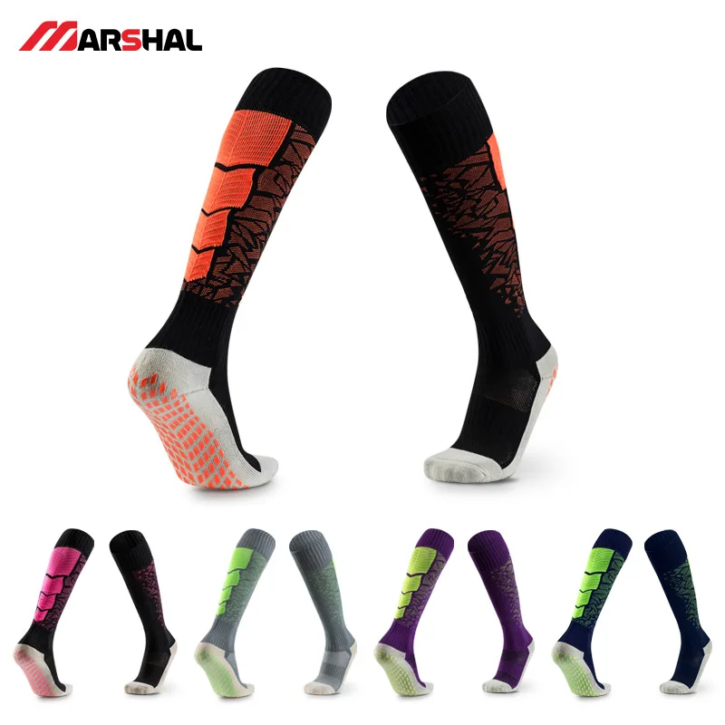 

2020Wholesale mens Soccer Socks Stockings Colorful Non-Sliped Breathable Sock Free size Hot Sale Football