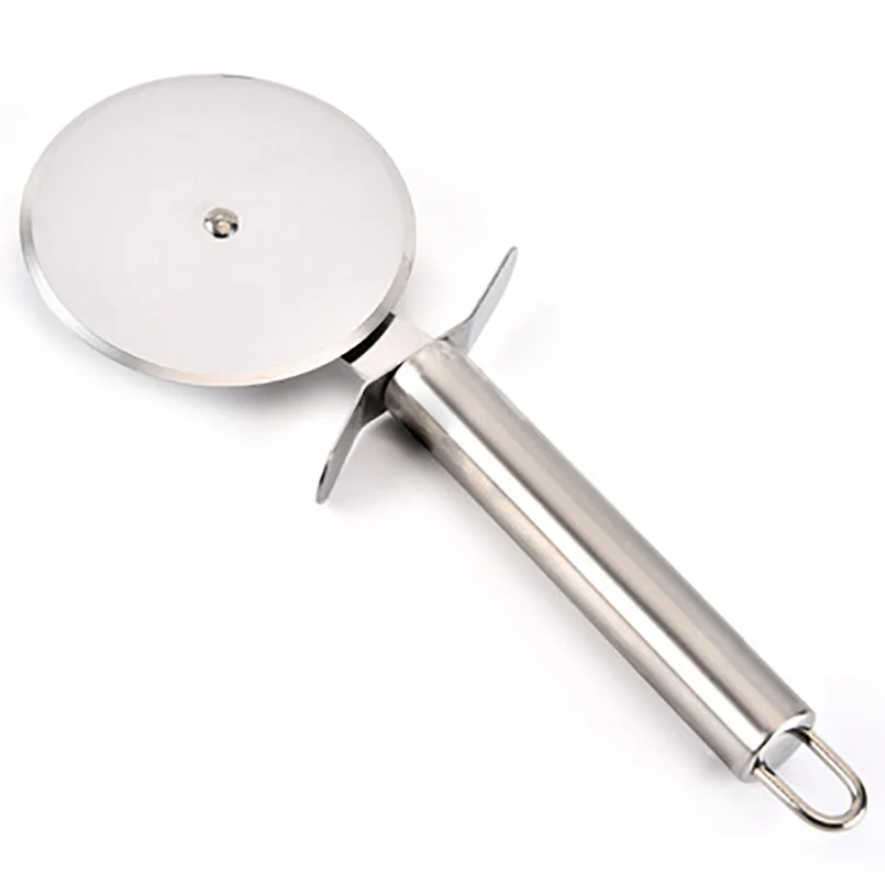 Stainless Steel Round Pizza Cutter Cake Knife Tools Pizza Wheels Scissors Ideal for Pizza Pies Waffles and Dough Cookies