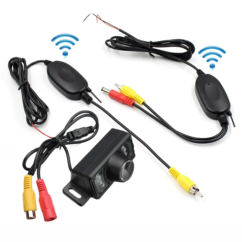 2.4G Wireless Device Emitter Receiver Rear View Camera for Car DVD/Monitor