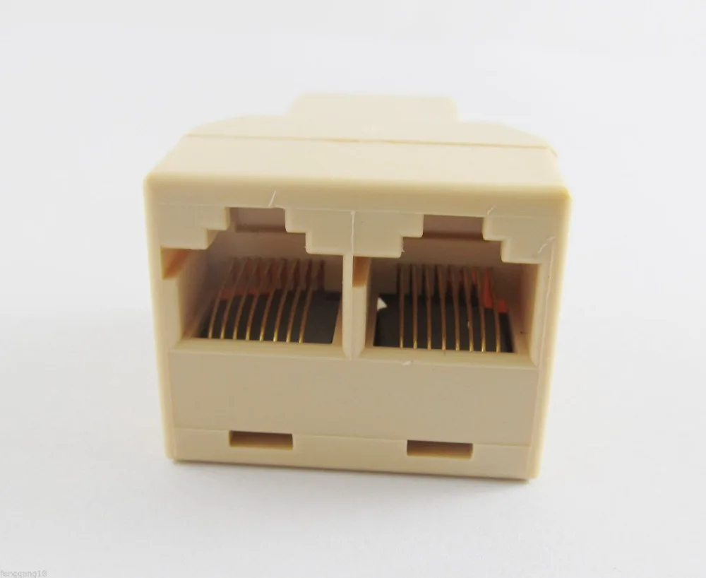 1 قطعة 3 طريقة RJ45 CAT5 LAN إيثرنت شبكة الفاصل كابل المقرنة موصل محول