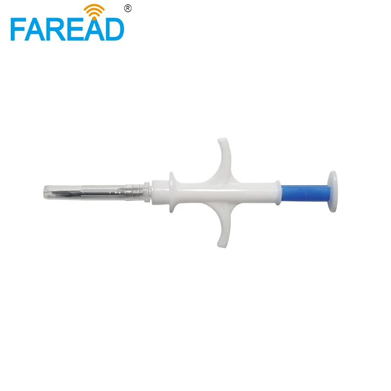 FDX-B 마이크로칩 동물 이식 유리 태그 주사기, 반려동물 물고기 식별 관리 수의사 인젝터, 1.4x8mm