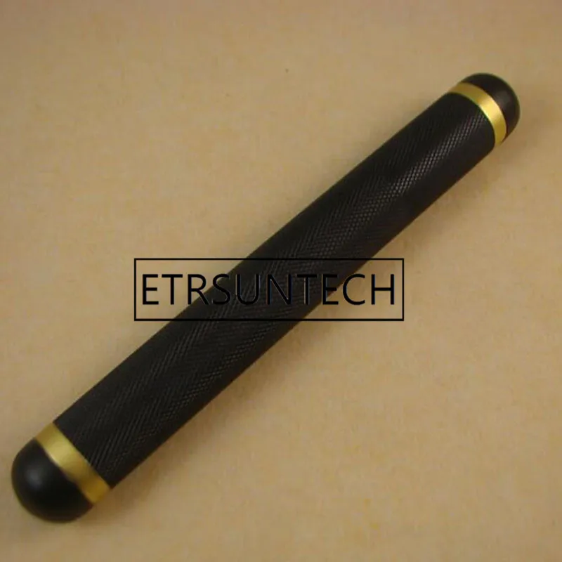 20pcs Cigar Tube Single Holder Portable Urltra Light Metal Mini Cigars Humidor Black Gold Aluminium Tubes