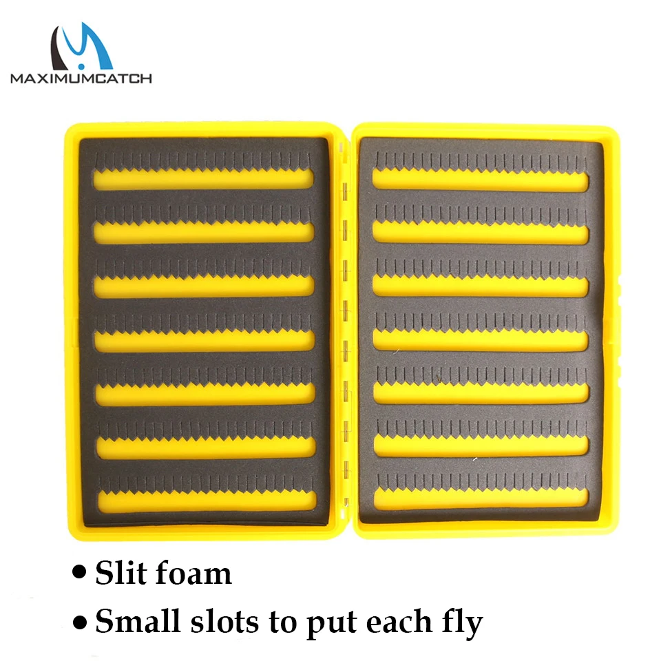 Maximumcatch 7 Colors For Choose 156*108*28mm Slim Pocket Plastic Wateproof Fly Fishing Box Jig Fishing Box view 5