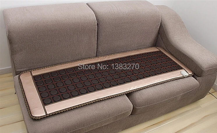 2020 New Arrival Heating Sofa Mattress Cushion Leather Edge Far Infrared Thermal Tourmaline Sofa Mat sleeping eye cover 50*150CM