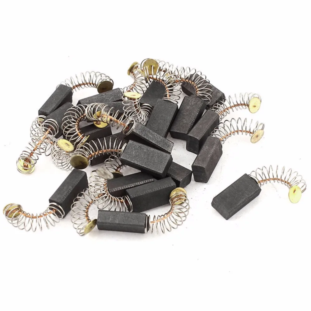 10pcs/lot Mini Drill Electric Grinder Replacement Carbon Brushes Spare Parts for Electric Motors   Rotary Tool 6x10x17mm