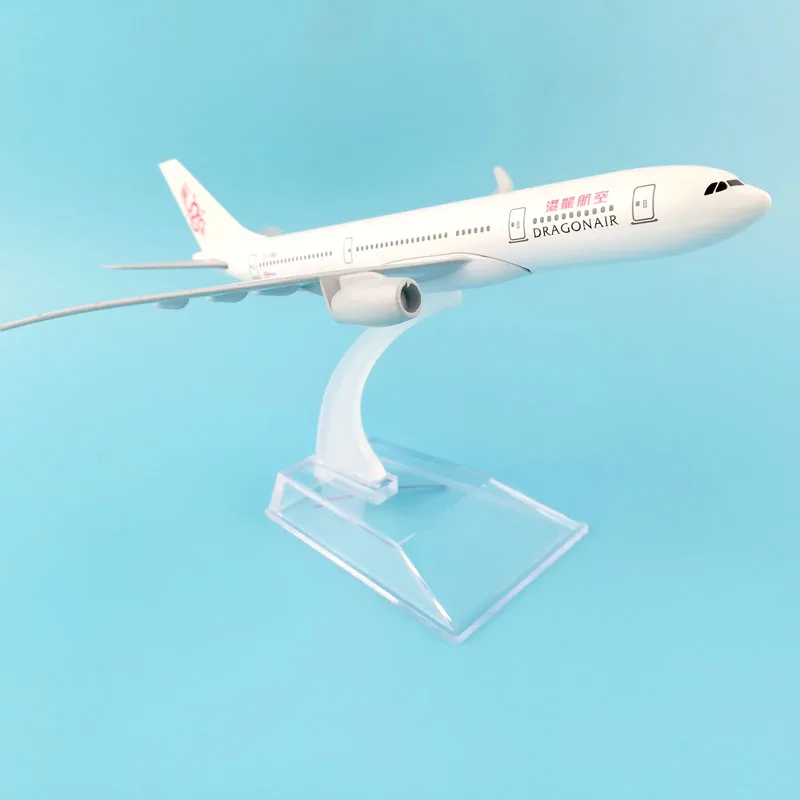 Hong Kong Dragonair 16CM Metal Alloy Aircraft model 1:400 B-HWF kids toys aircraft Birthday gift collection toys for children