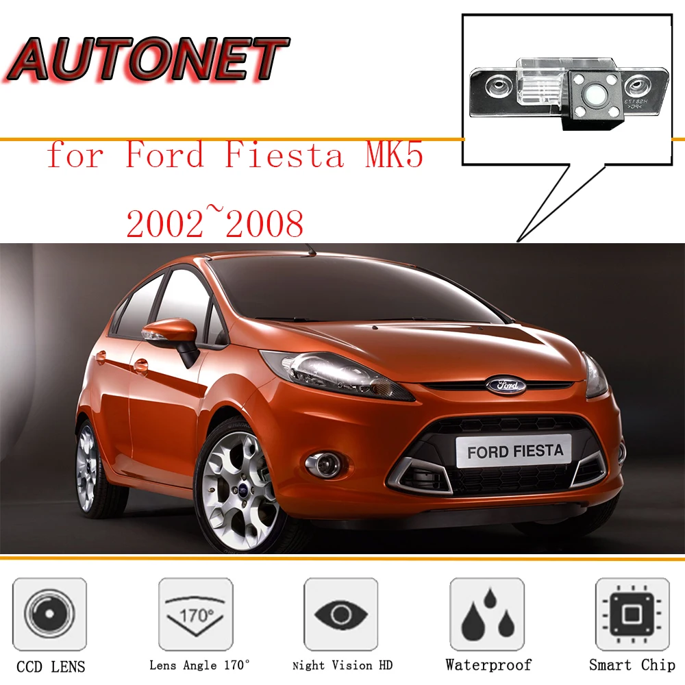 

AUTONET Rear View camera for Ford Fiesta ST Classic /I kon 2002~2008 CCD/Night Vision backup camera license plate camera