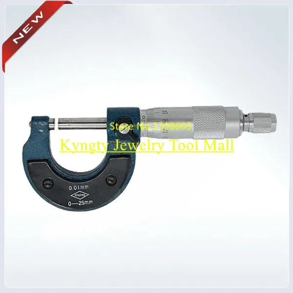 

Free Shipping Measures from 0-25mm Micrometer Caliper Goldsmith Tools Jewelry Caliper Jewelry Making Tools Good Quality