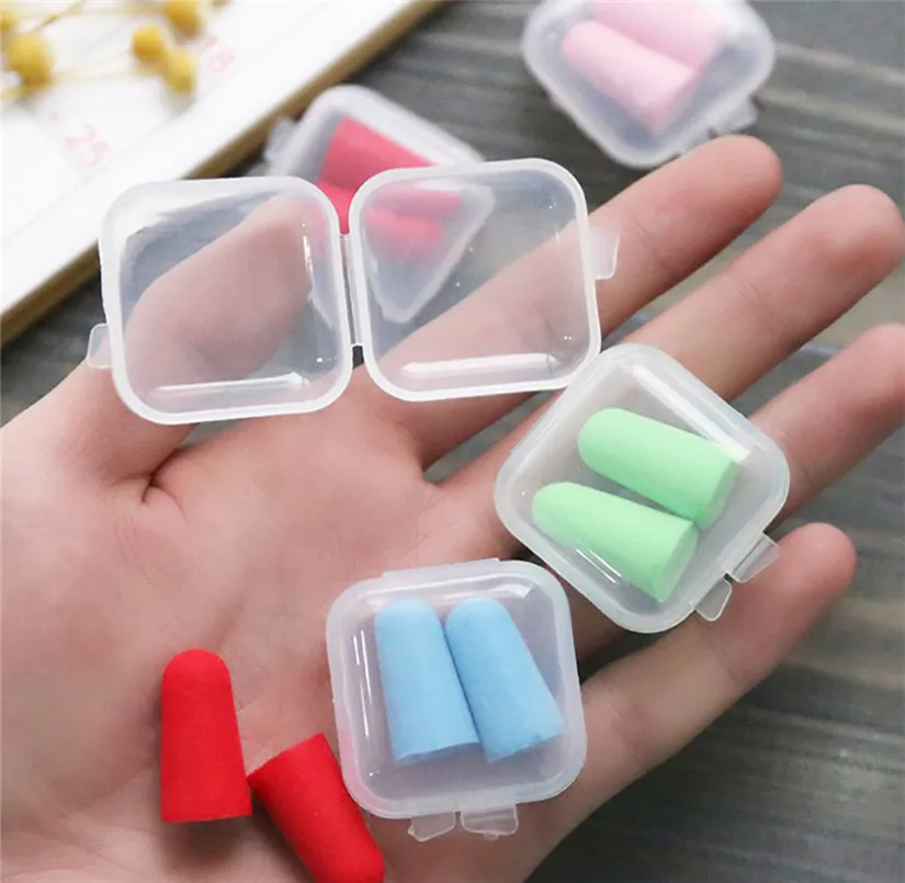 Soft Foam Ear Plugs Tapered Travel Sleep Noise Prevention Earplugs Improve Sleep Hearing Protection 2019