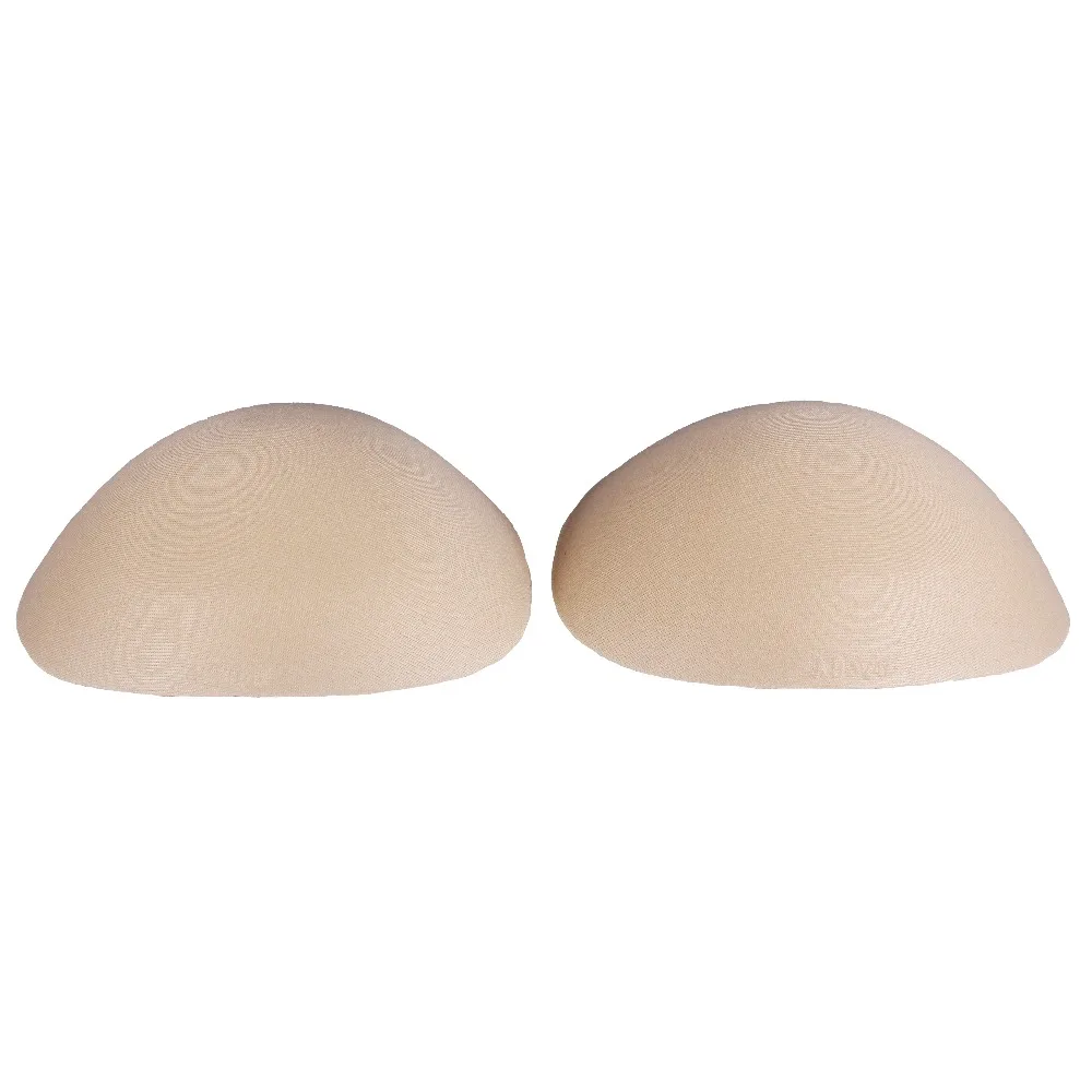 5pair Khaki Bra Pads Triangle Sponge Women Intimate Padded Invisible Removable Cups for Bikini Swimsuit Padding Insert WB130