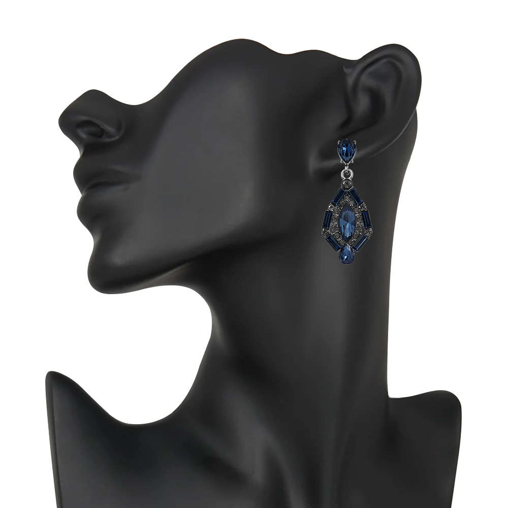 VEYO Crystal Earring for Woman Drop Earrings Full of Rhinestone Earrings Spike Trendy Top Quality Fashion Jewelry