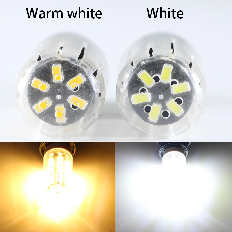 Bombillas Led Corn Bulb Ac Dc 12v 24v 36 48 60 Volt Super E27 7W 110v 220v Energy Saving Lamp 360 Degree Home House Candle Light