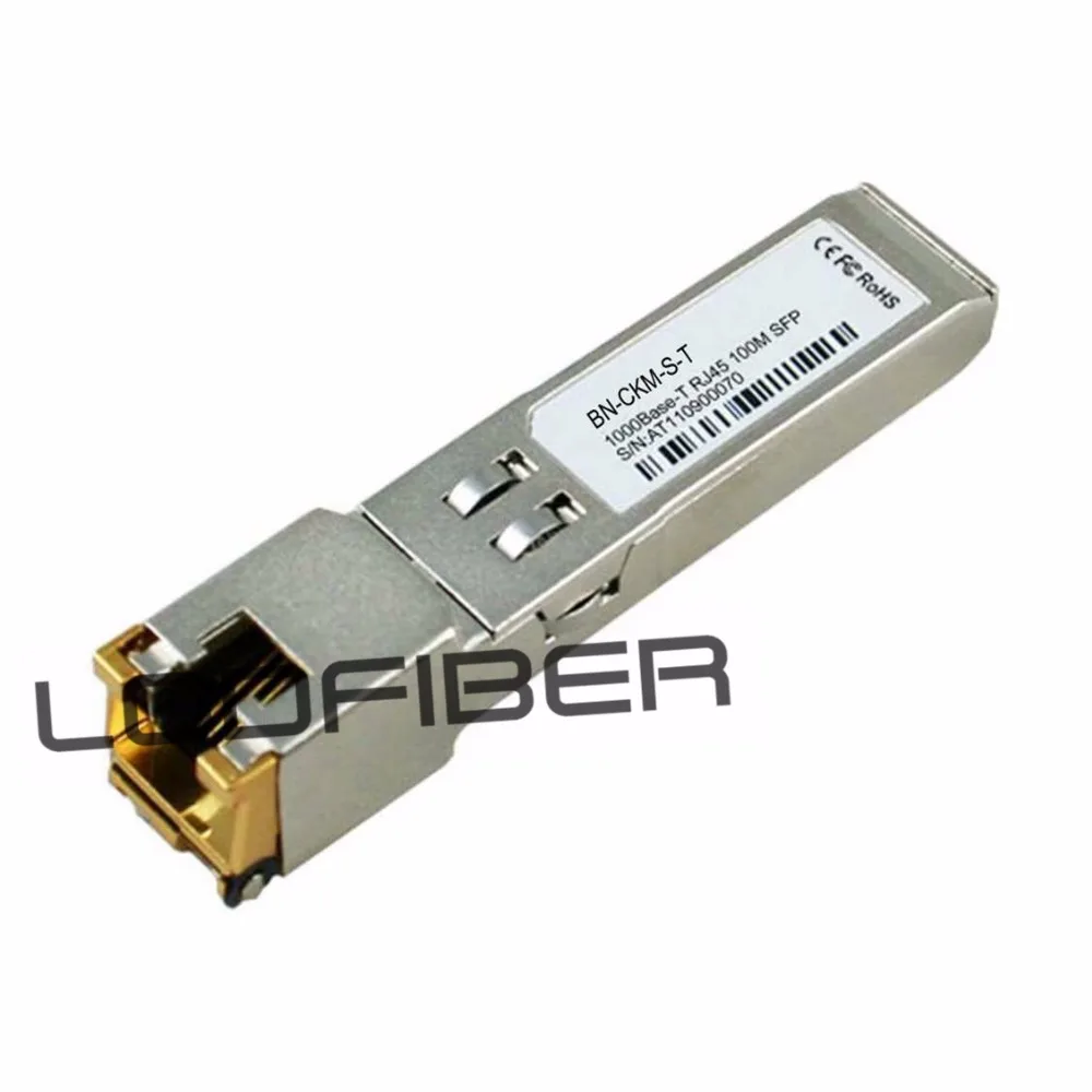 BN-CKM-S-T Compatible 1000BASE-T SFP Copper RJ-45 100m Transceiver