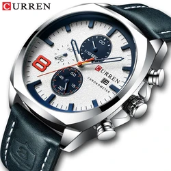 Top Brand Luxury Men Watches CURREN Military Analog Male Quartz Clock Men's Sport Wristwatch Relogio Masculino Waterproof Watch