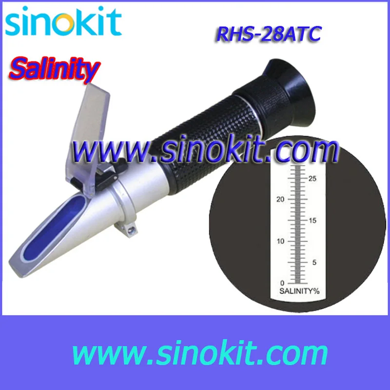 Top Quality 0-28% Salinity Black Refractometer RHS-28ATC