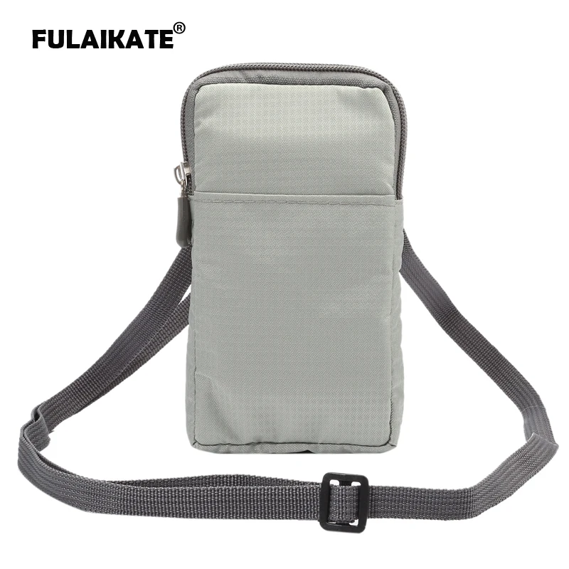 

FULAIKATE 5.5" Plaid Universal Shoulder Bag for iPhone 13 Pro Mini handbag Case for Samsung Galaxy Note20 S22 Ultra Holster