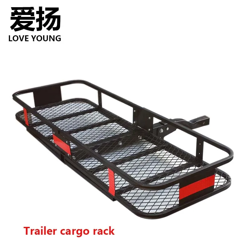 Love Young SUV cross-country modification car rear luggage frame hitch mount luggage carrier/Trailer frame On-board cargo rack