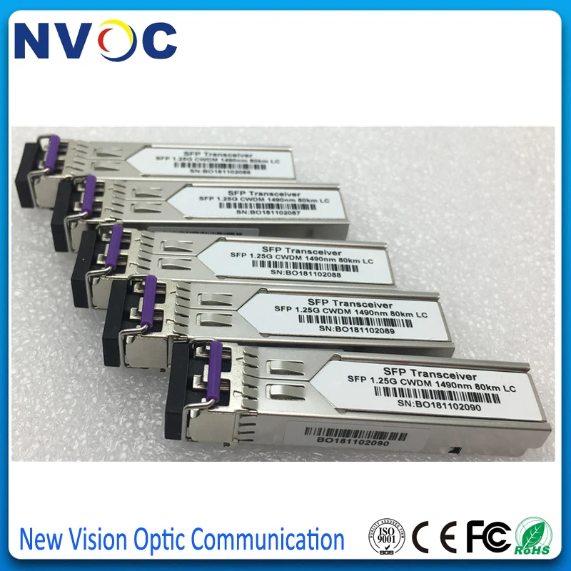 

Free Shipping 1.25G 120km 1510nm 1530nm 1550nm 1570nm 1590nm 1610nm 1570nm DOM DDM CWDM SFP Optic Transceiver Dual LC