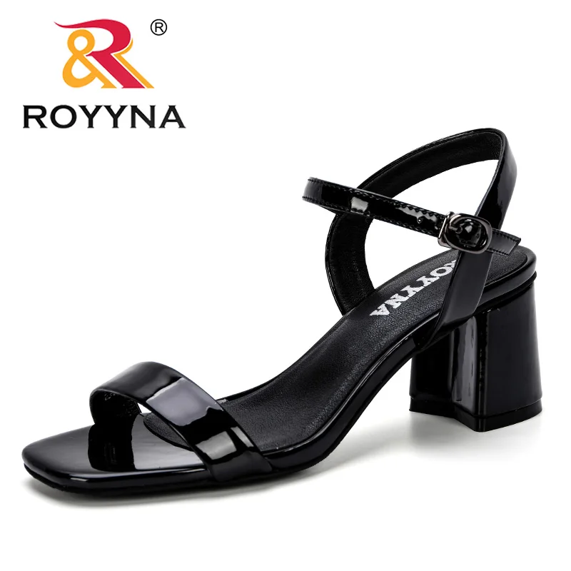 ROYYNA New Woman Sandals Comfy Summer Women Concise Open Toe Casual Shoes Woman Fashion Thick Bottom Wedges Sandal Feminimo