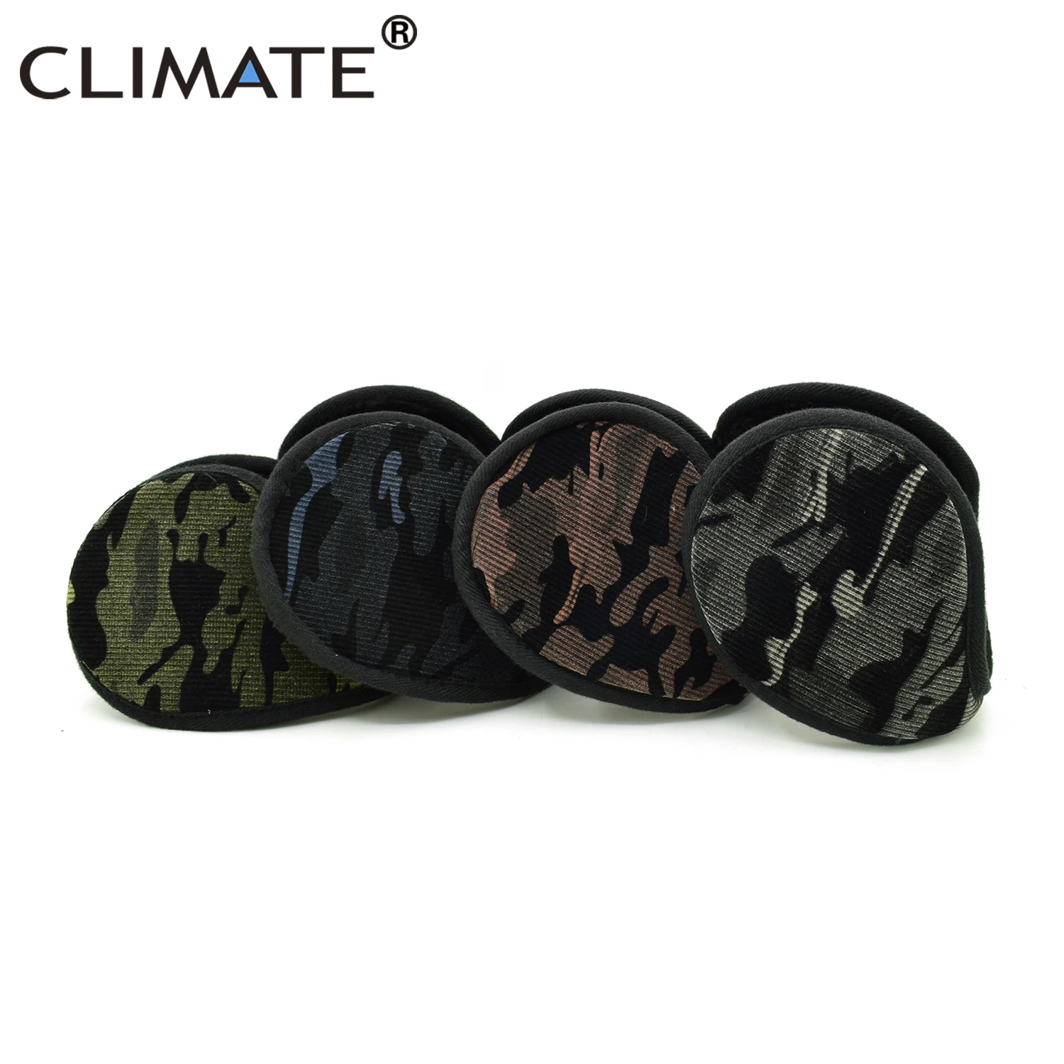 CLIMATE Men Camouflage Earmuffs Men Winter Ear Warmer Cover Camou Muff Cool New Warm Ear Muff Military Ear Muffs for Men Women